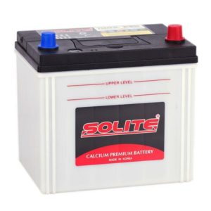 Аккумулятор 65 А. ч. Solite 75D23L обратная полярность, без крепления, 550 A/EN