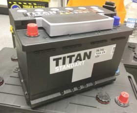 Аккумулятор 75 Ач TITAN STANDART, прямая полярность, 700 A/EN