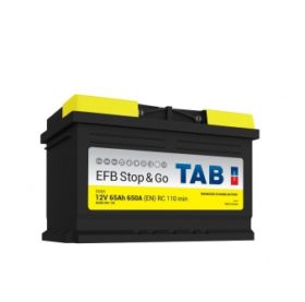 Автомобильный аккумулятор TAB EFB Stop&Go 65 Ач 650 A/EN обратная полярность