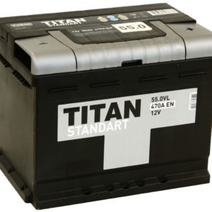 Аккумулятор 55 А. ч. Titan SD (Титан) обратная полярность, 470 A/EN