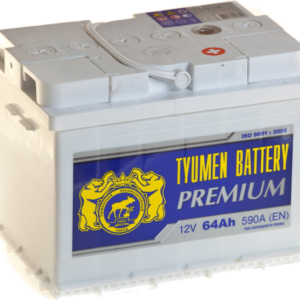 Аккумулятор 64 А. ч. Tyumen Premium обратная полярность 620 A/EN