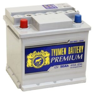 Аккумулятор 50 Ач Tyumen premium, прямая полярность, 440 A/EN