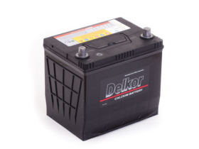 Автомобильный аккумулятор Delkor 55D23L 55 Ач 520 A/EN обратная полярность