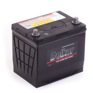 Автомобильный аккумулятор Delkor 55D23L 55 Ач 520 A/EN обратная полярность