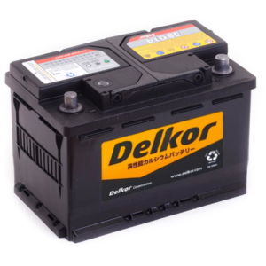 Автомобильный аккумулятор  Delkor 58014 80Ач 780 A/EN обратная полярность