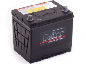 Автомобильный аккумулятор Delkor 50D20L 60 Ач 525 A/EN обратная полярность