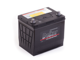 Автомобильный аккумулятор Delkor 65D23L 60 Ач 520 A/EN обратная полярность