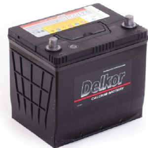 Автомобильный аккумулятор Delkor 75D23L 65 Ач 570 A/EN обратная полярность