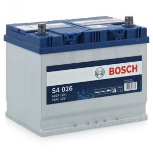 Аккумулятор 70 Ач Bosch S4 026 S4570412063 Silver, обратная полярность, 630 A/EN