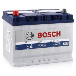 Аккумулятор 70 Ач Bosch S4 027 S4570413063 Silver, прямая полярность, 630 A/EN