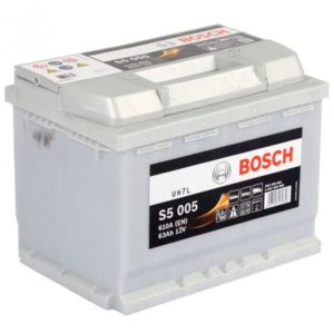 Аккумулятор 63 Ач Bosch S5 005 563400061, обратная полярность, 610 A/EN