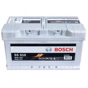 Аккумулятор 85 Ач Bosch S5 010 585200080, обратная полярность, 800 A/EN