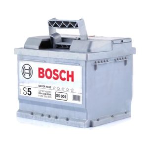 Аккумулятор 52 Ач Bosch S5 001 552401052 Silver Plus, обратная полярность, 520 A/EN