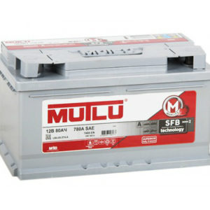 Аккумулятор 80 Ач Mutlu SMF 58014, обратная полярность, 740A/EN