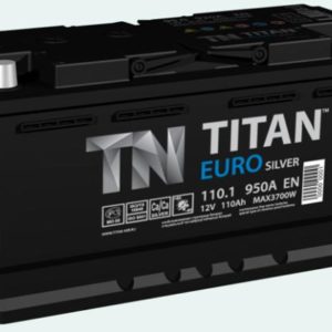 Аккумулятор 110 Ач TITAN EURO SILVER, прямая полярность, 950 A/EN