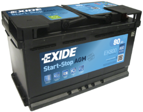 Аккумулятор Exide EK800 80 Ач 800 A/EN AGM START-STOP обратная полярность