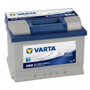 Аккумулятор 60 А. ч. Varta Blue D59 обратная полярность 540 A/EN низкий