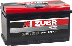 Аккумулятор Zubr (Зубр) Ultra 90 Ач прямая полярность 870 A/EN